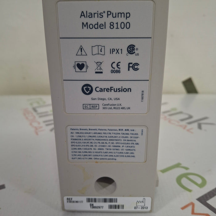 CareFusion Alaris 8100 LVP Infusion Pump Module