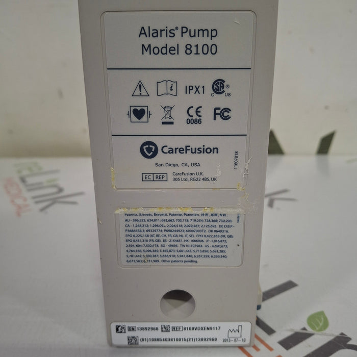 CareFusion Alaris 8100 LVP Infusion Pump Module