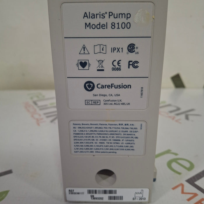 CareFusion Alaris 8100 LVP Infusion Pump Module