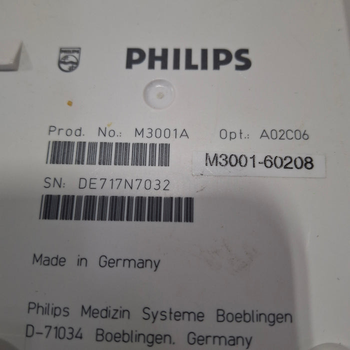 Philips M3001A-A02C06 OxiMax SpO2, NIBP, ECG, Temp, IBP MMS Module