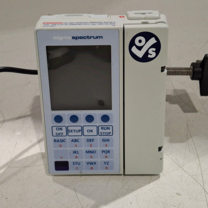 Baxter Baxter Sigma Spectrum w/Non Wireless or No Battery Infusion Pump Infusion Pump reLink Medical