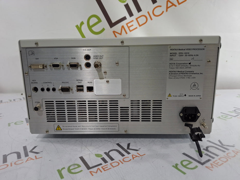 Pentax Medical Pentax Medical EPK-i5010 Video Processor Light Source Flexible Endoscopy reLink Medical