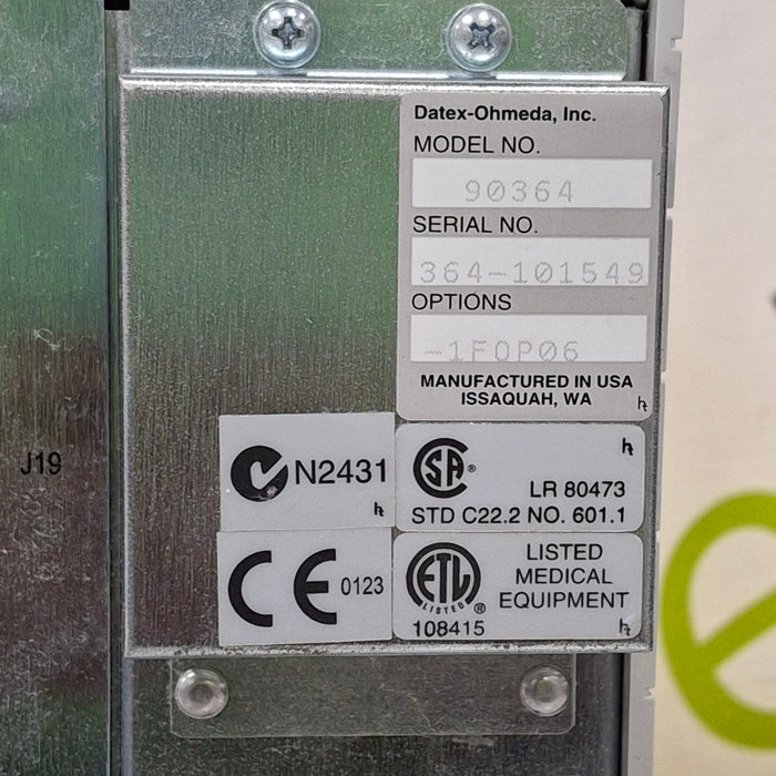 Spacelabs Healthcare 90364 Patient Monitor