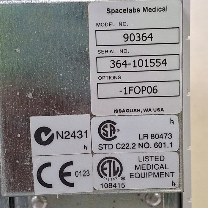 Spacelabs Healthcare 90364 Patient Monitor