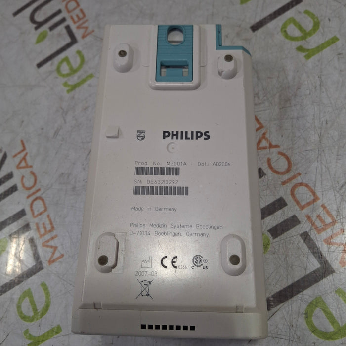 Philips M3001A-A02C06 OxiMax SpO2, NIBP, ECG, Temp, IBP MMS Module