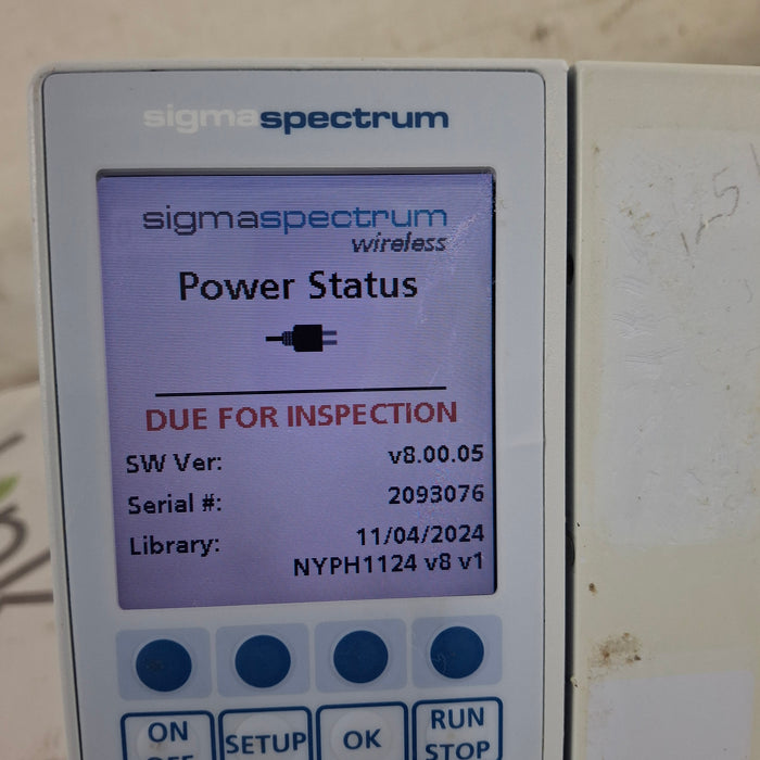 Baxter Baxter Sigma Spectrum 8.00.05 w/o Battery Infusion Pump Infusion Pump reLink Medical