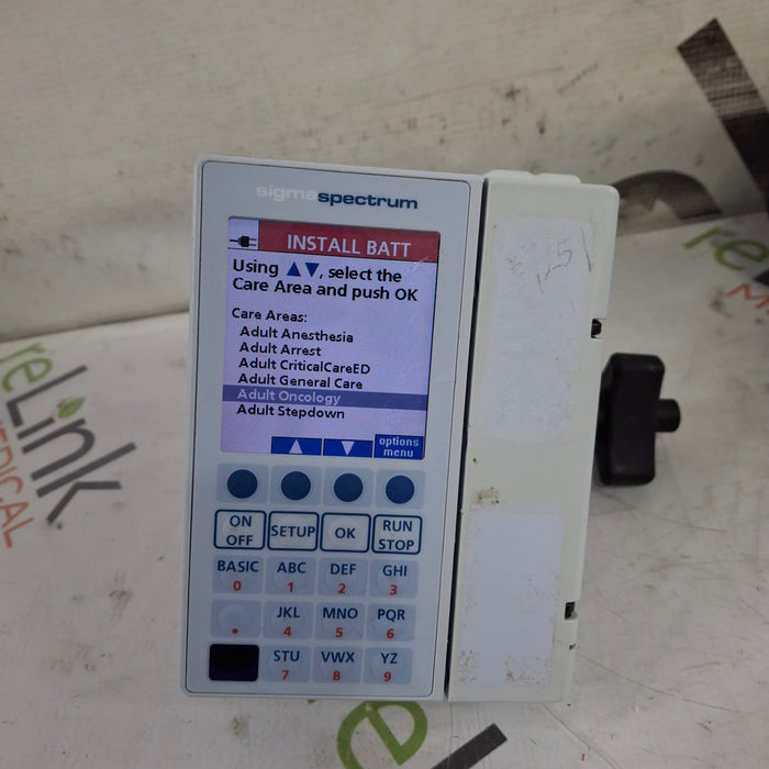 Baxter Baxter Sigma Spectrum 8.00.05 w/o Battery Infusion Pump Infusion Pump reLink Medical