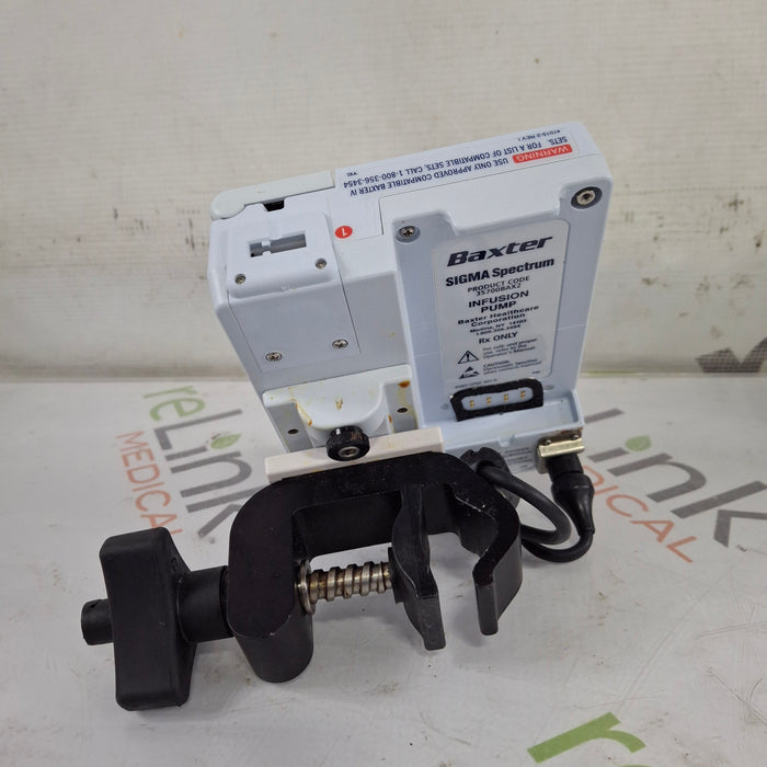 Baxter Baxter Sigma Spectrum 8.01.00 w/o Battery Infusion Pump Infusion Pump reLink Medical