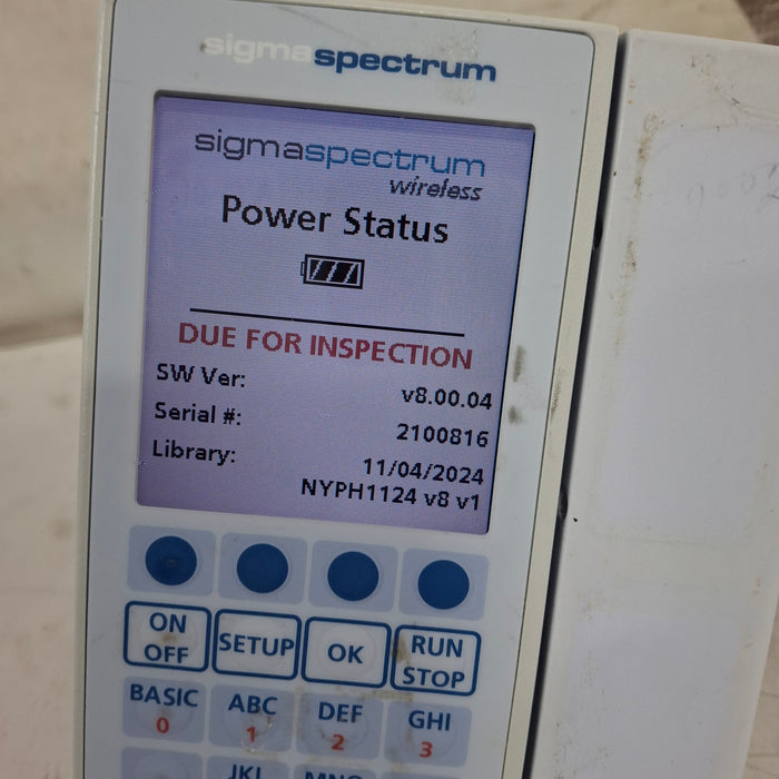 Baxter Baxter Sigma Spectrum 8.00.04 w/o Battery Infusion Pump Infusion Pump reLink Medical