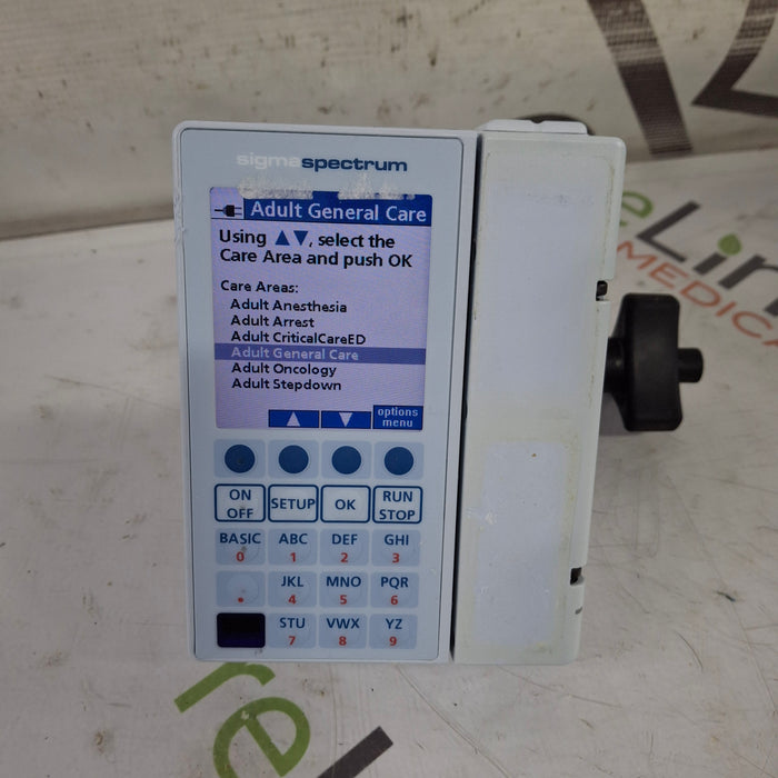 Baxter Sigma Spectrum 8.01.00 w/o Battery Infusion Pump