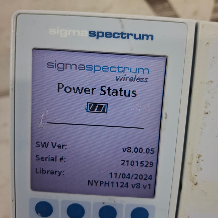 Baxter Sigma Spectrum 8.00.05 w/o Battery Infusion Pump