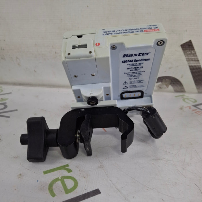 Baxter Baxter Sigma Spectrum 8.00.03 w/o Battery Infusion Pump Infusion Pump reLink Medical