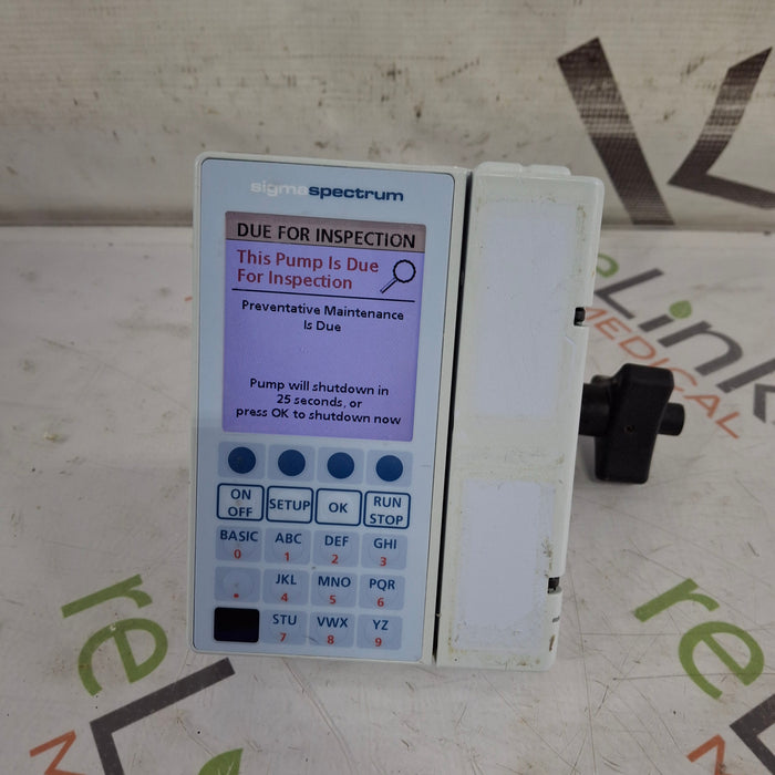 Baxter Baxter Sigma Spectrum 8.00.03 w/o Battery Infusion Pump Infusion Pump reLink Medical