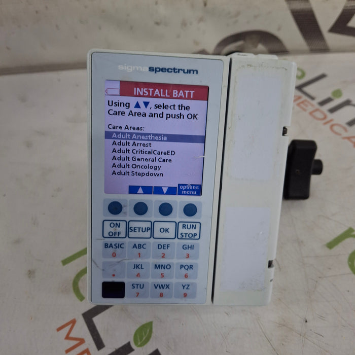 Baxter Baxter Sigma Spectrum 8.00.03 w/o Battery Infusion Pump Infusion Pump reLink Medical