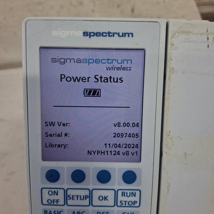 Baxter Baxter Sigma Spectrum 8.00.04 w/o Battery Infusion Pump Infusion Pump reLink Medical