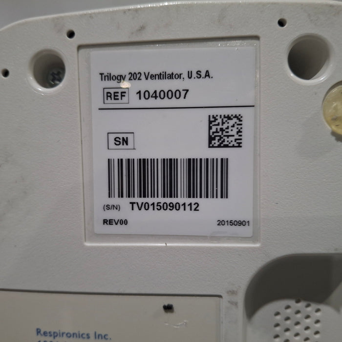 Respironics Trilogy 202 Ventilator
