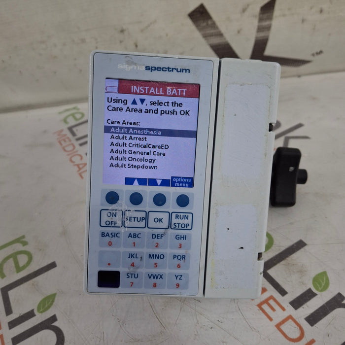 Baxter Baxter Sigma Spectrum 8.00.03 w/o Battery Infusion Pump Infusion Pump reLink Medical