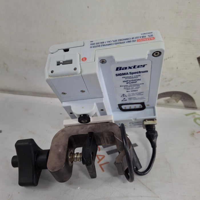 Baxter Baxter Sigma Spectrum 8.00.03 w/o Battery Infusion Pump Infusion Pump reLink Medical