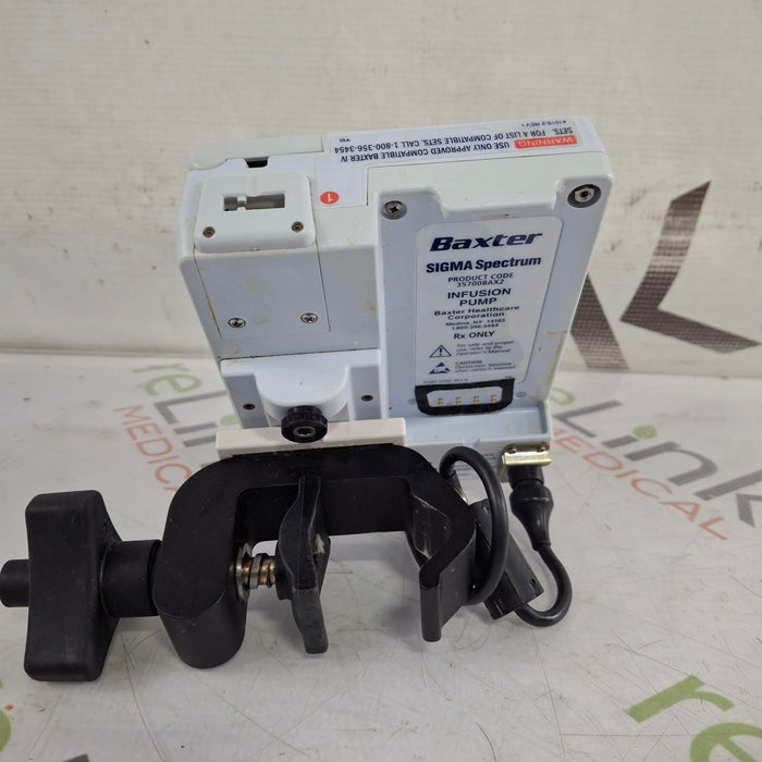 Baxter Sigma Spectrum 8.00.04 w/o Battery Infusion Pump