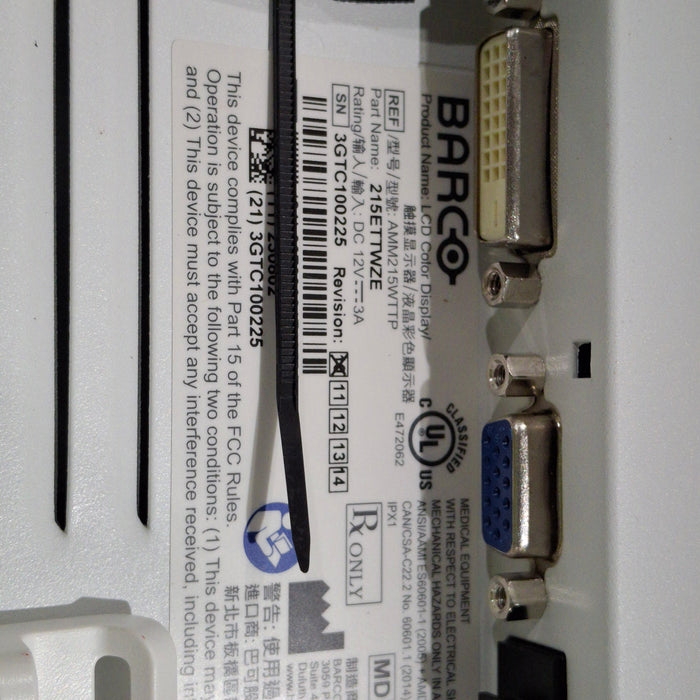 Barco Barco AMM215WTTP 21.5" Touchscreen Surgical Display Surgical Equipment reLink Medical