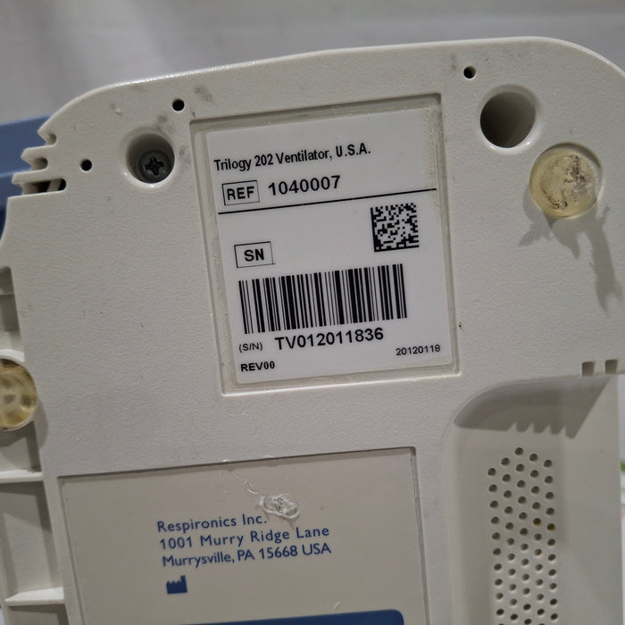 Respironics Respironics Trilogy 202 Ventilator Respiratory reLink Medical