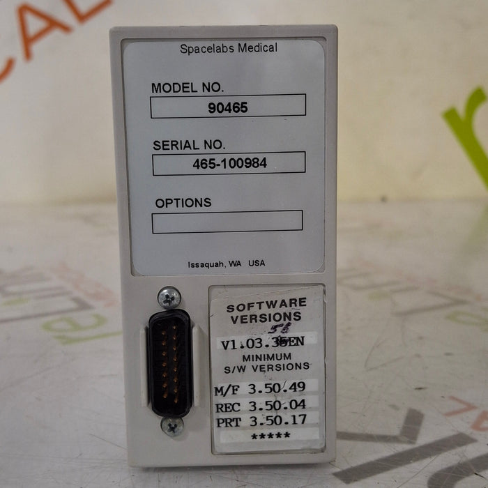 Spacelabs Healthcare 90465 Module Plug In