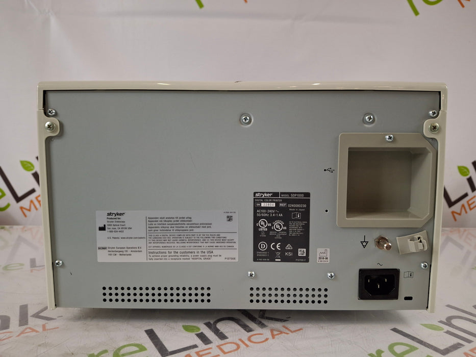 Stryker Stryker SDP1000 Digital Color Printer Rigid Endoscopy reLink Medical