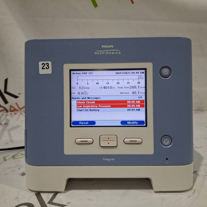 Respironics Respironics Trilogy 202 Ventilator Respiratory reLink Medical