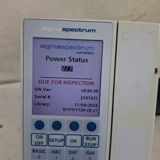 Baxter Baxter Sigma Spectrum 8.00.05 w/o Battery Infusion Pump Infusion Pump reLink Medical