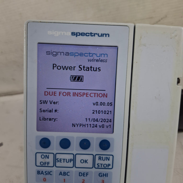 Baxter Baxter Sigma Spectrum 8.00.05 w/o Battery Infusion Pump Infusion Pump reLink Medical