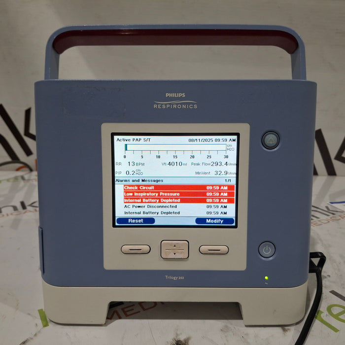 Respironics Trilogy 202 Ventilator