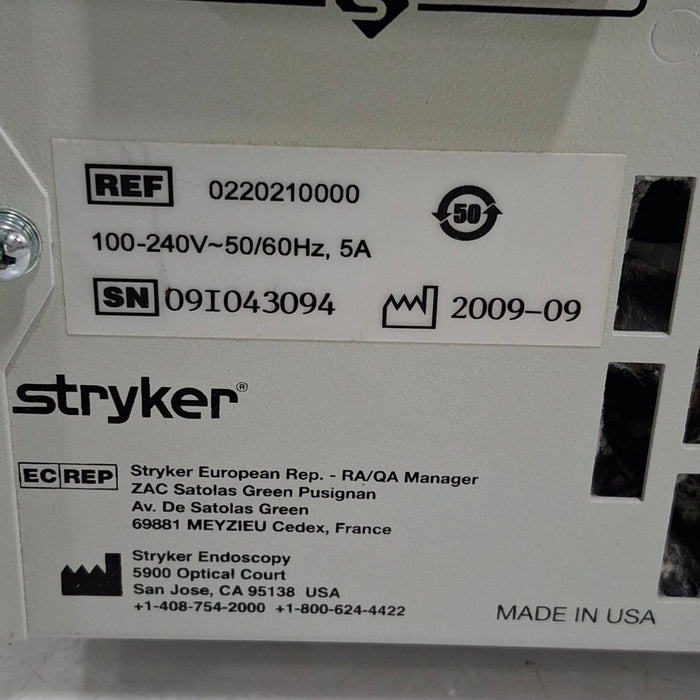 Stryker Stryker L9000 Light Source Rigid Endoscopy reLink Medical