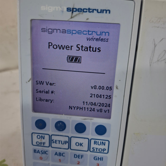 Baxter Baxter Sigma Spectrum 8.00.05 w/o Battery Infusion Pump Infusion Pump reLink Medical