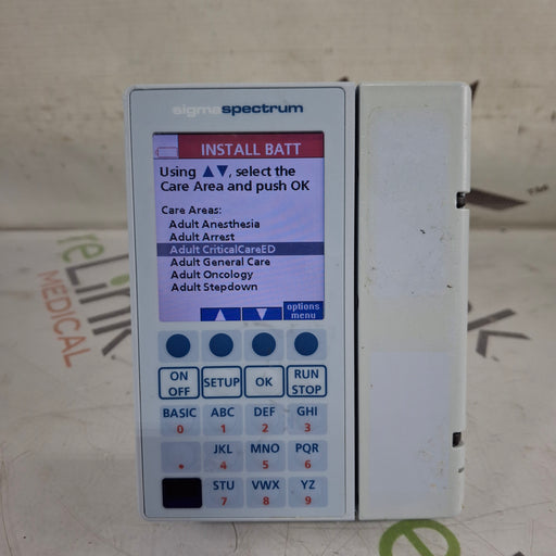 Baxter Baxter Sigma Spectrum 8.01.00 w/o Battery Infusion Pump Infusion Pump reLink Medical