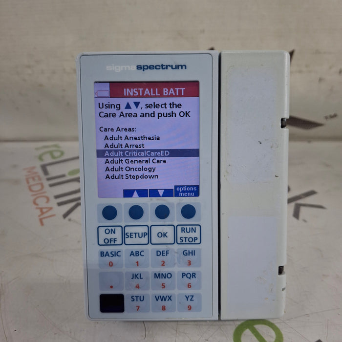 Baxter Baxter Sigma Spectrum 8.01.00 w/o Battery Infusion Pump Infusion Pump reLink Medical