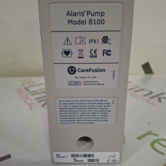 CareFusion Alaris 8100 LVP Infusion Pump Module