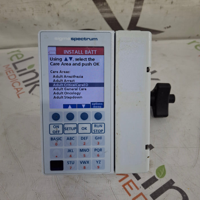 Baxter Sigma Spectrum 8.00.05 w/o Battery Infusion Pump