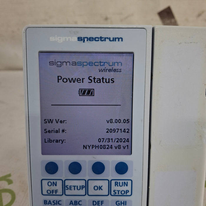 Baxter Sigma Spectrum 8.00.05 w/o Battery Infusion Pump