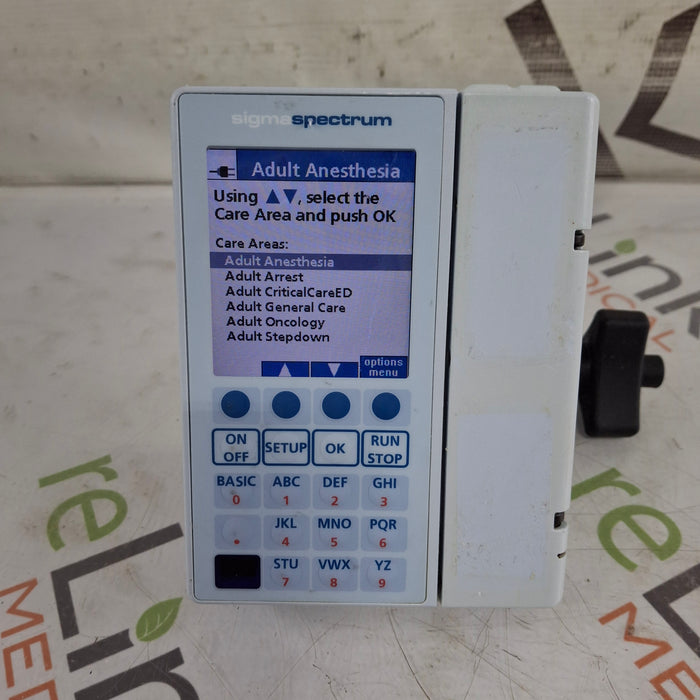 Baxter Sigma Spectrum 8.00.05 w/o Battery Infusion Pump