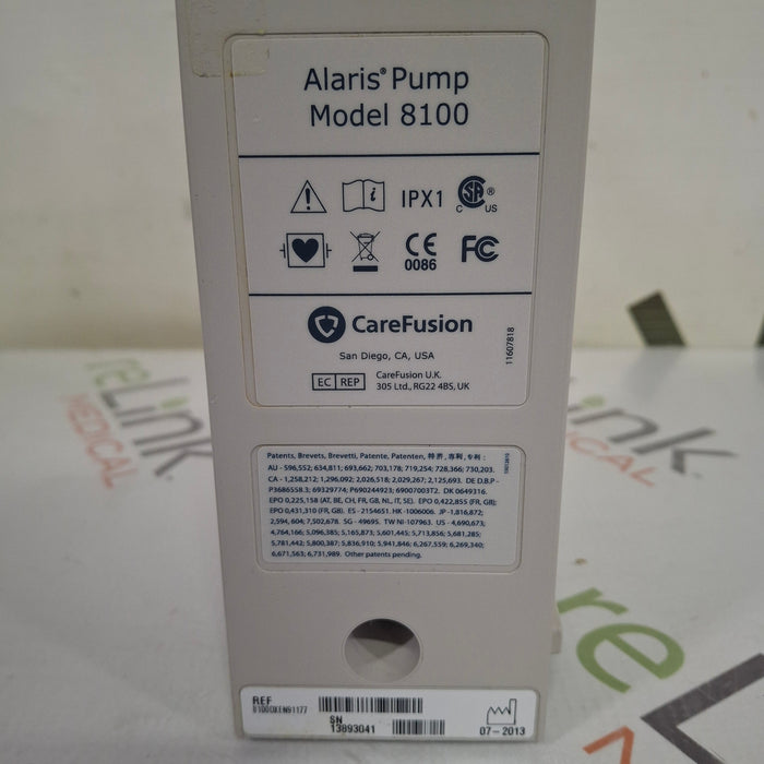 CareFusion Alaris 8100 LVP Infusion Pump Module