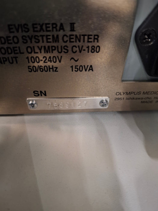 Olympus Olympus CV-180/CLV-180 Video Endoscopy System Flexible Endoscopy reLink Medical