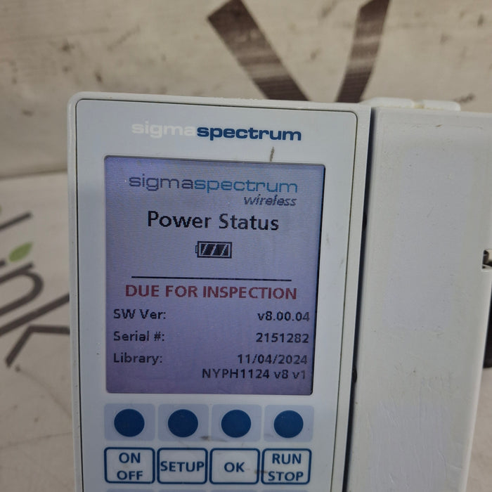 Baxter Baxter Sigma Spectrum 8.00.04 w/o Battery Infusion Pump Infusion Pump reLink Medical