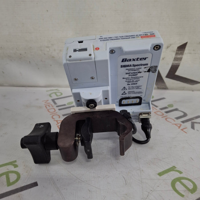 Baxter Baxter Sigma Spectrum 8.00.04 w/o Battery Infusion Pump Infusion Pump reLink Medical