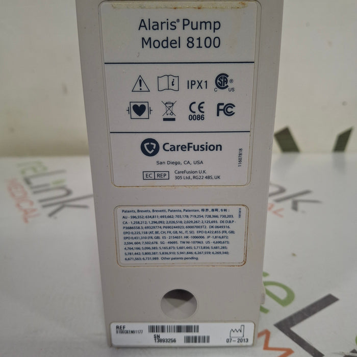 CareFusion Alaris 8100 LVP Infusion Pump Module