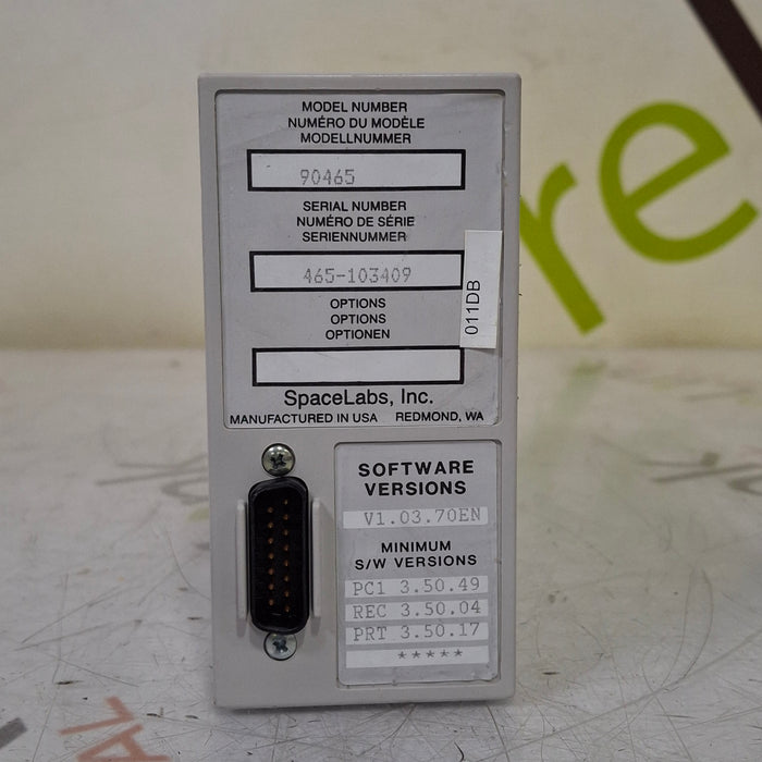 Spacelabs Healthcare 90465 Module Plug In