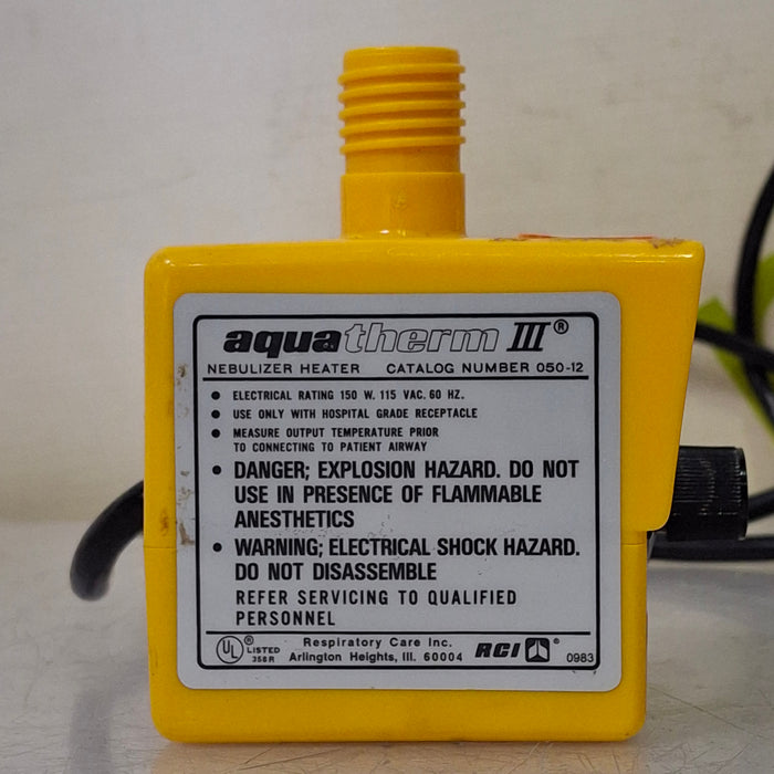 Hudson Hudson Aquatherm III Nebulizer Heater Respiratory reLink Medical