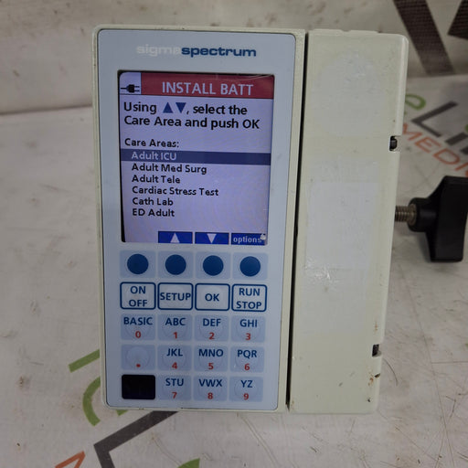 Baxter Baxter Sigma Spectrum 6.05.13 without Battery Infusion Pump Infusion Pump reLink Medical