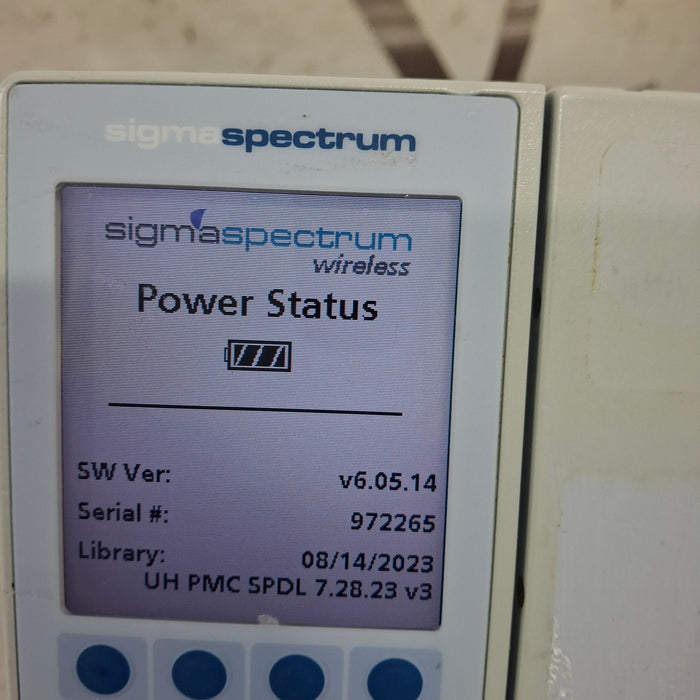 Baxter Sigma Spectrum 6.05.14 without Battery Infusion Pump