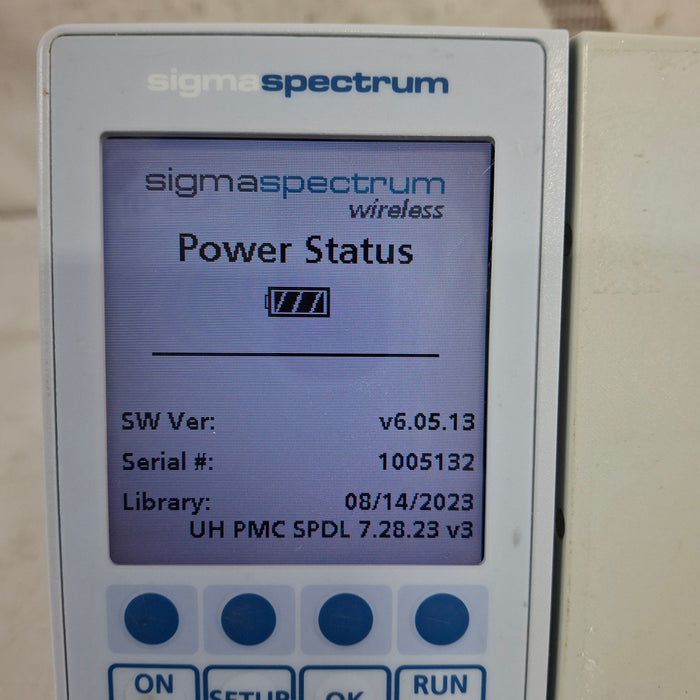 Baxter Sigma Spectrum 6.05.13 without Battery Infusion Pump