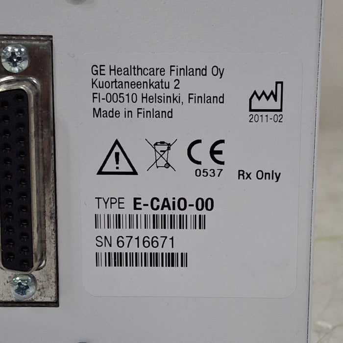 GE Healthcare GE Healthcare E-CAiO-00 Gas Exhaust Module Patient Monitors reLink Medical